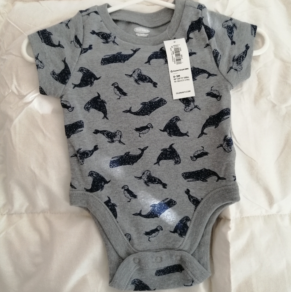 SOLD Old Navy sea life onesie